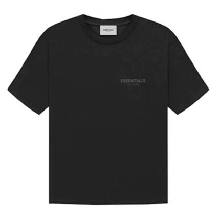 Essentials Fear Of God Reflective Black T-Shirt