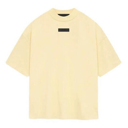 Fear Of God Essentials Spring Garden Yellow Crewneck T-Shirt